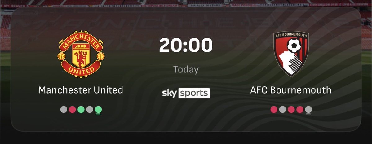 WEFOOTBALL777's tweet photo. 2025-26 PREMIER LEAGUE MATCHWEEK 16
Mon 15 Dec 20:00 UKT - Man United vs Bournemouth
#wefootball777 #football #premierleague #matchweek16 #mufc #afcbournemouth https://t.co/ZanIalfAtn