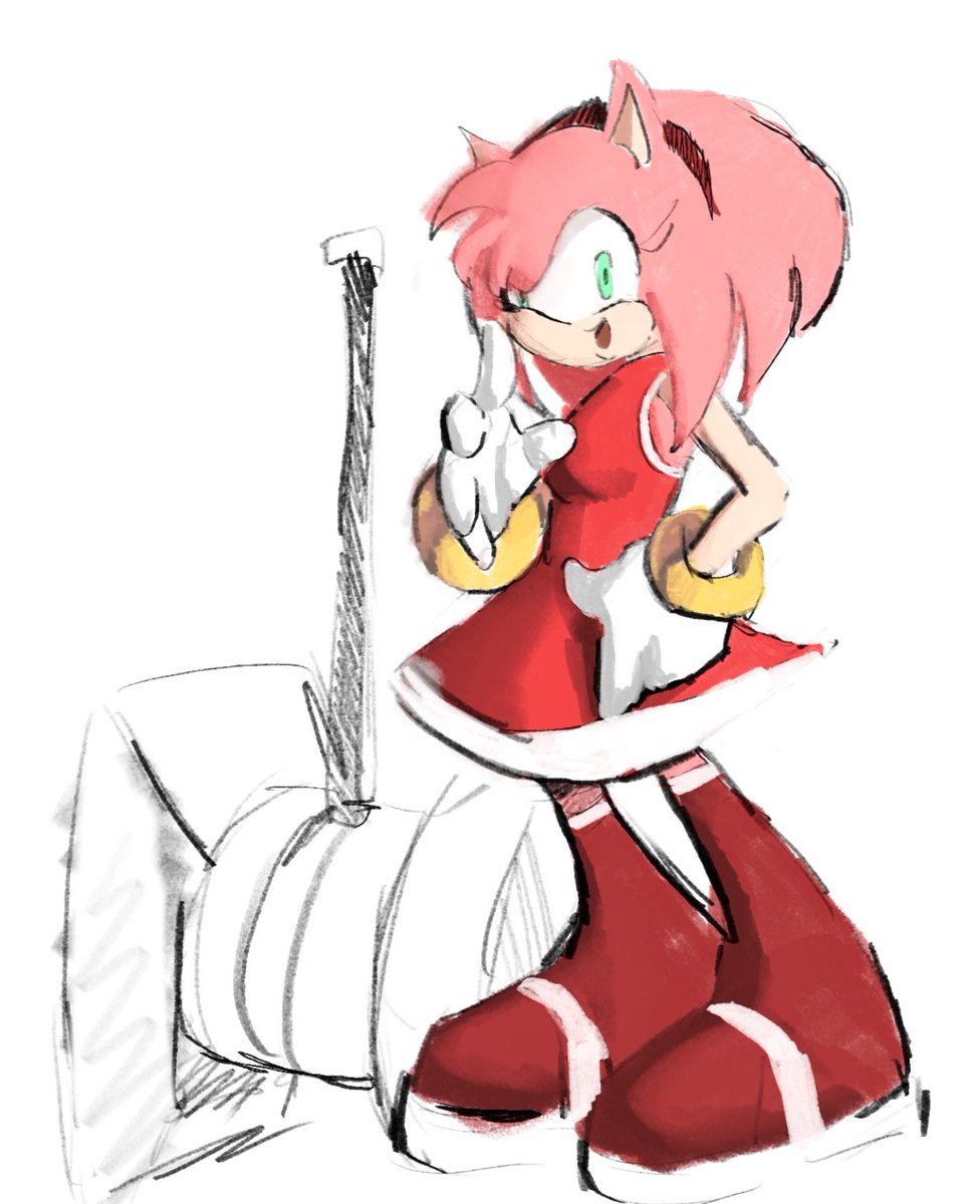 raggaarts's tweet photo. Amy rose doodle #sonic https://t.co/FSFX67ZFdr