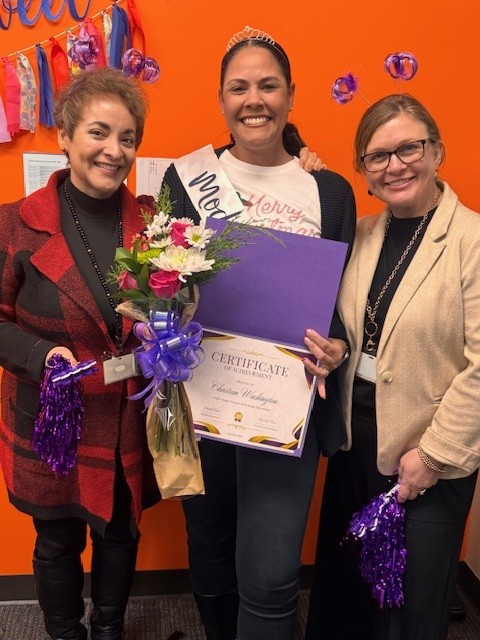 PrinSilliman's tweet photo. It's a sweet day @BrosnahanES when your fabulous Dyslexia teacher Christian Washington is crowned as a 25–26 Model Provider of Dyslexia Instruction (Model PDI)!  It's even better when @JulieHinaman happens to be there to join the celebration! @CyFairISD @ChooseCFISD #BroncoTOUGH https://t.co/Nu3fT9qyjz