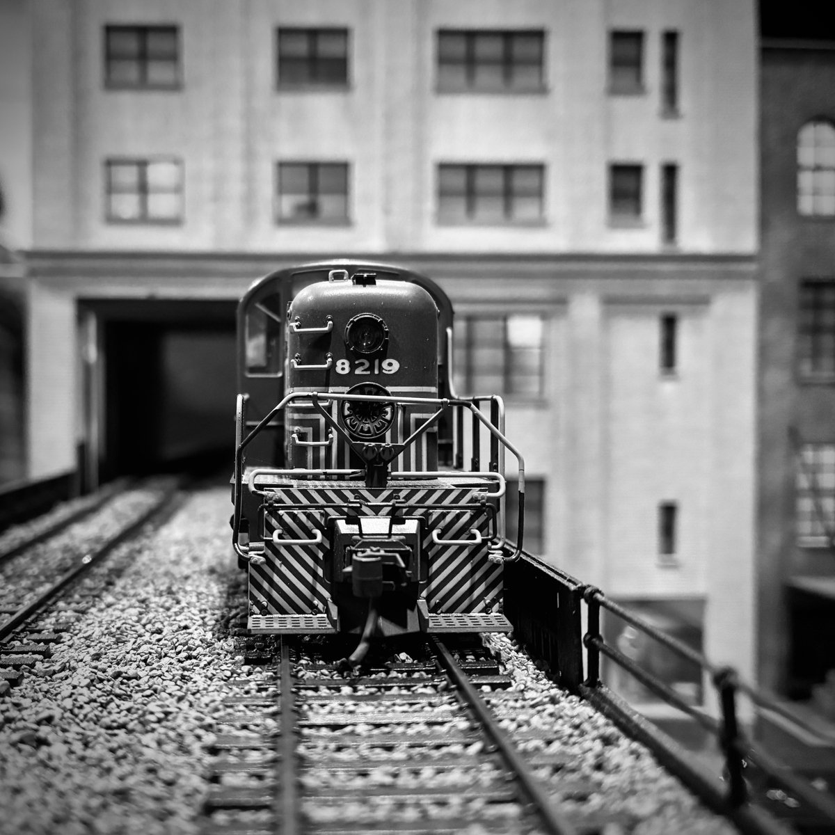 A New York Central Alco RS3 on the High Line.