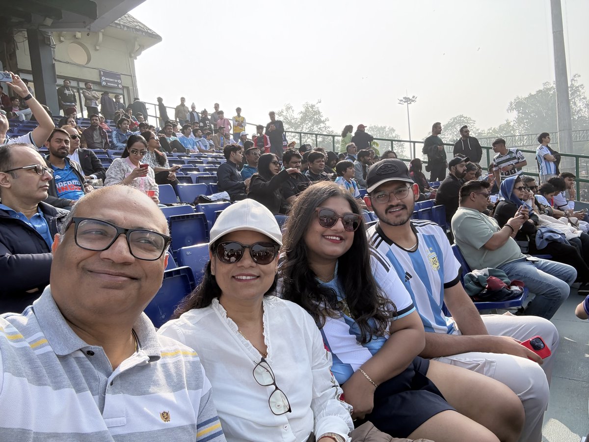 theomprakashjee's tweet photo. my family — a once-in-a-lifetime moment.
#LionelMessi #MessiInIndia #Delhi #FootballFever #GOAT” https://t.co/lw9uuohTtf