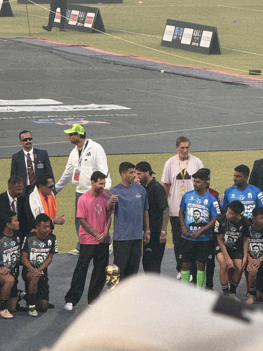 theomprakashjee's tweet photo. my family — a once-in-a-lifetime moment.
#LionelMessi #MessiInIndia #Delhi #FootballFever #GOAT” https://t.co/lw9uuohTtf