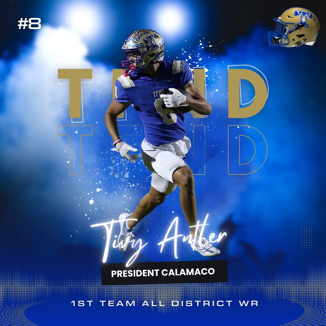 CoachNeill's tweet photo. Congratulations to our 1st Team All-District selections in 13-5A! These outstanding athletes are showing exceptional dedication, skill, and leadership, and their hard work is truly paying off on the field. 
#TFND https://t.co/0un8uLAxih
