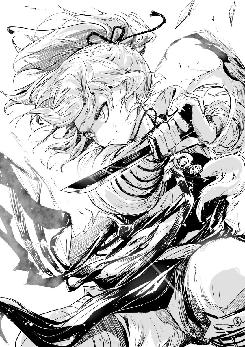#初描きの推しと最近描いた推しを比べてみる見た人もやる  
小夜 