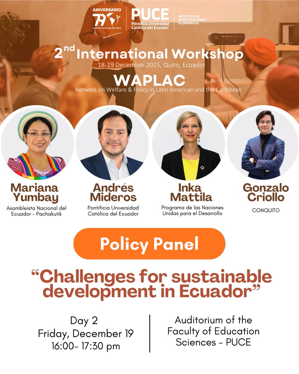 Investigaciones Económicas PUCE tweet media