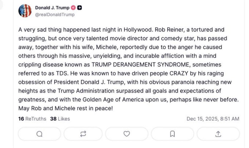 Our president lacks any humanity or grace. His last day in office will mark the beginning of a new Golden Age for America.