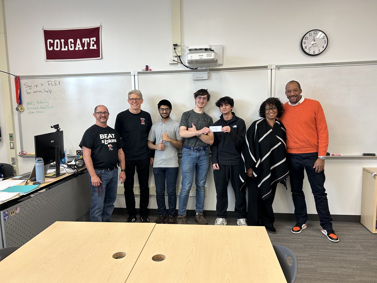 HerndonHS's tweet photo. Robotics gets a great holiday donation https://t.co/hSJETyY7bt