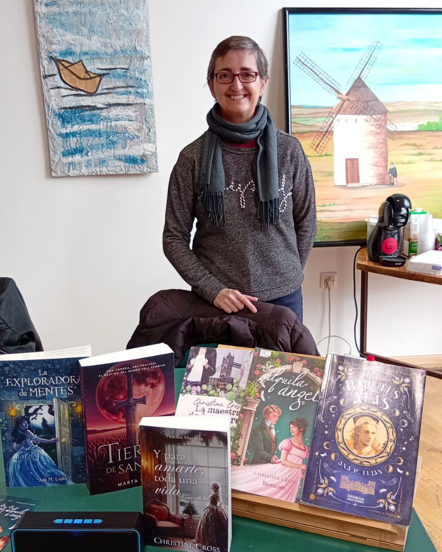 bibliotecasvdo's tweet image. Recuerdos de una tarde de café, charla y literatura con @AnaMLujan_ y @martaljnb. Gracias a las autoras y a Narradoras de Palabras por este ratito. 🥰 #BibliotecasDeVillarrobledo