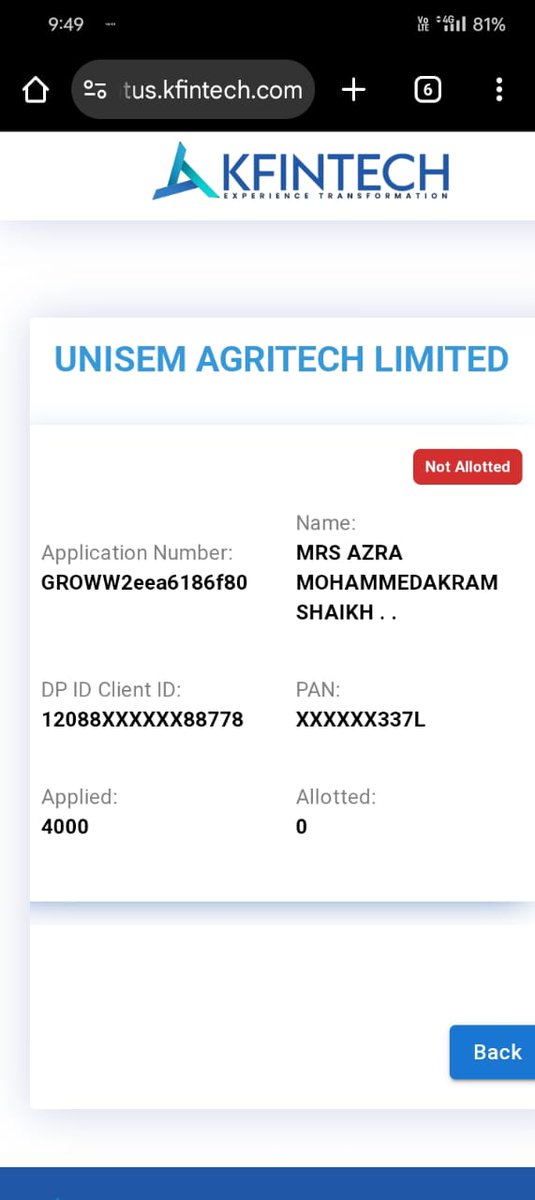 imsma7's tweet photo. @ipo_agarwal @investorniti how I'm not get alloted . Ipo is not even fully subscribe @nakulvibhor  unisem agritech sme #tellme https://t.co/qS5VJ7T6Zl