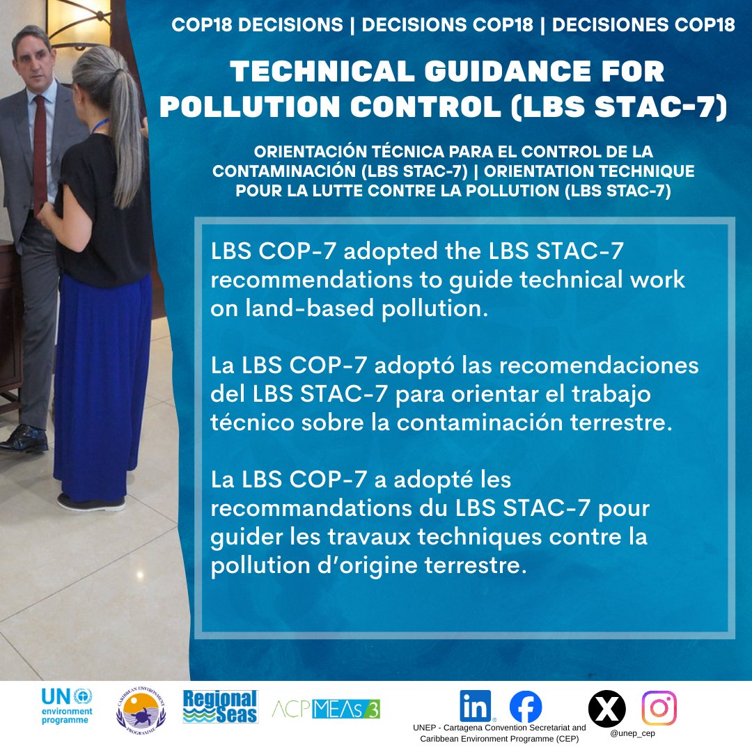 UNEP Cartagena Convention & Caribbean Enviro Prog. tweet media