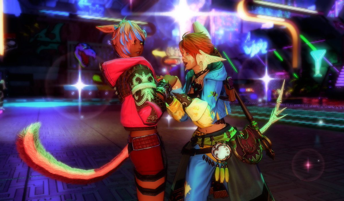 "YAANA! Good news~!"
"Huh-? Uhm...w-what is it?"
"Tomorrow it's patch day!"
"...Which means?"
"ARKADION'S BACK ON!"
"...Someone...save me...please...she's getting too hyper again..."

Anyone else looking forward to patch day tomorrow? 😊