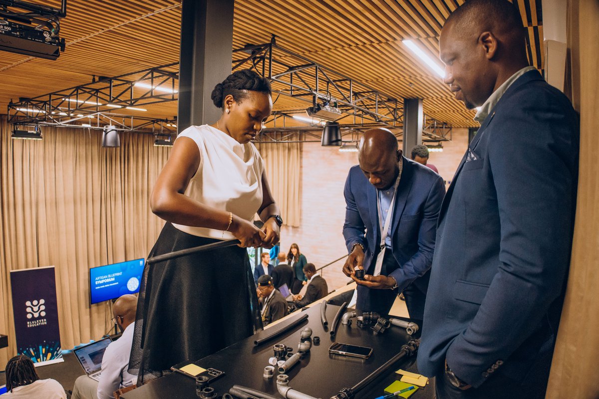 Rwanda_Edu's tweet image. This morning, Min. of State @ClaudetteIrere   joined BluLever at the Artisan Blueprint Symposium, where discussions focused on introducing standardized trade qualifications in Rwanda, starting with the plumbing and electrical trades.
The Minister commended the initiative, noting…