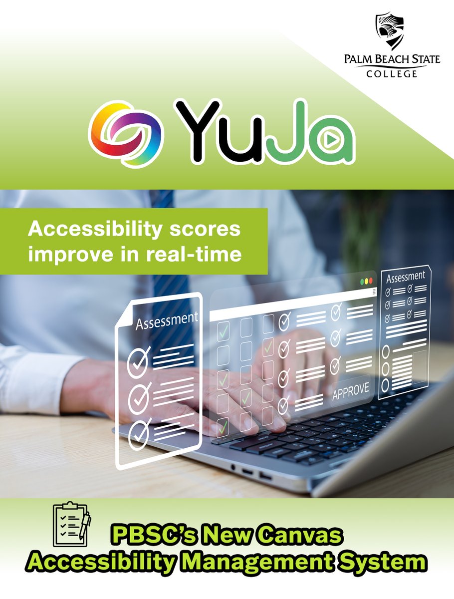 PBSC_Online's tweet photo. PBSC students learn with confidence. Yuja Panorama gives real-time feedback to make course materials accessible and user-friendly with no confusion, just clear learning.
https://t.co/QCQYMpFgoA https://t.co/zsRT7clK3c