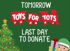 EGTaxService's tweet photo. TOMORROW IS THE LAST DAY TO DROP OFF TOYS FOR TOTS DONATIONS! STOP BY OUR OFFICE AT 1890 COLVIN BLVD TONAWANDA FROM 9am-5pm Today and Tomorrow!
Thank You for your consideration! https://t.co/0YzybuCRfs