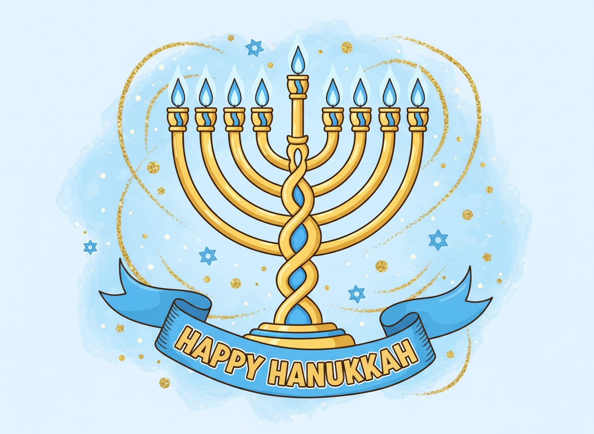 Wishing a bright and joyful Hanukkah to all who celebrate. May each night bring warmth, light, and moments of peace. 🕎🌟