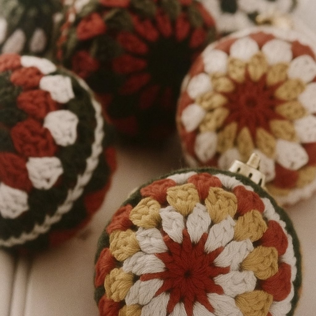 DDCrochetDesign's tweet photo. Christmas Crochet Baubles 🎄💫

Bring a handmade touch to your festive season with beautiful decorations. This easy colourful crocheting tutorial is quick to make and adds creativity to your celebrations 🧶

https://t.co/sZZgMZkM05

#MHHSBD #craftbizparty #easycrochet #magical