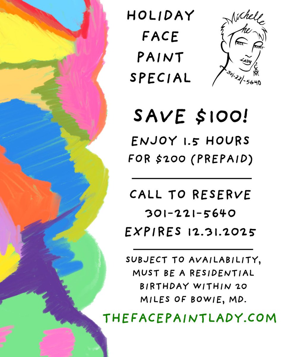 facepaintladyus's tweet photo. Happy, healthy holidays everyone! https://t.co/Mu2PK2ICX6