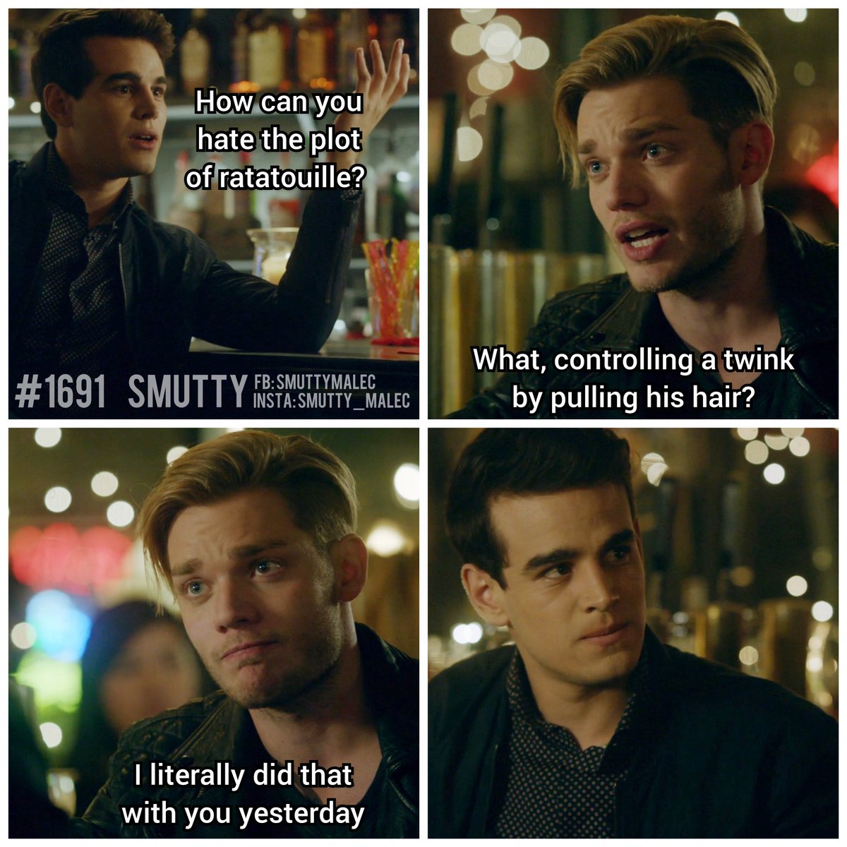#1691 that's how to control me 🤷‍♂️

#shadowhunters #shadowhunterstv #malec #aleclightwood #matthewdaddario #mattdaddario #harryshumjr #SaveShadowhunters #shadowhunterslegacy #jimon #simonlewis #albertorosende #jacewayland #jaceherondale #dominicsherwood #domsherwood #domberto