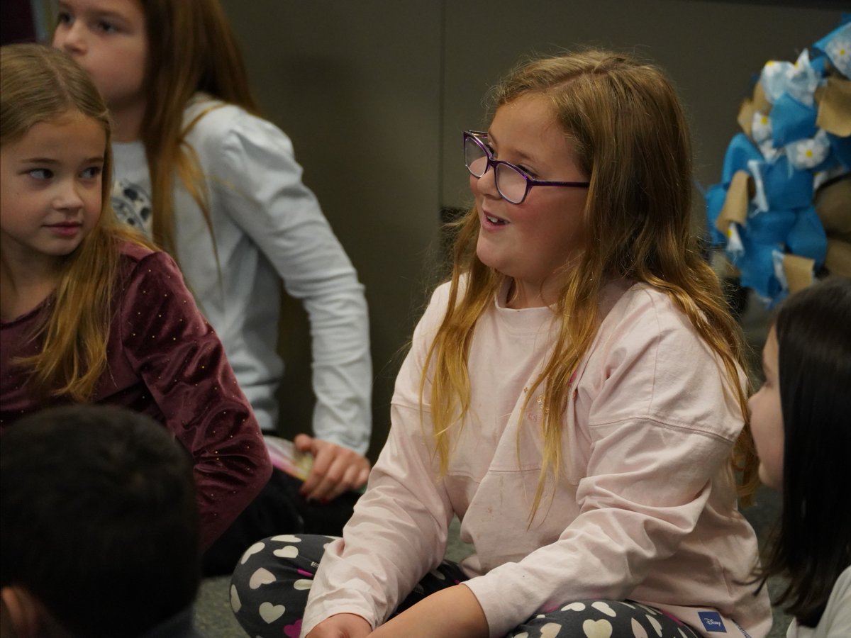 ASB students enjoyed seasonal stories and Q&amp;A with special guest, Dr. Cavanagh! This stop on the Stories With the Supers tour was a wonderful experience for all who participated. We love to see our elementary classrooms and Superintendents sharing their excitement for reading🤩📖