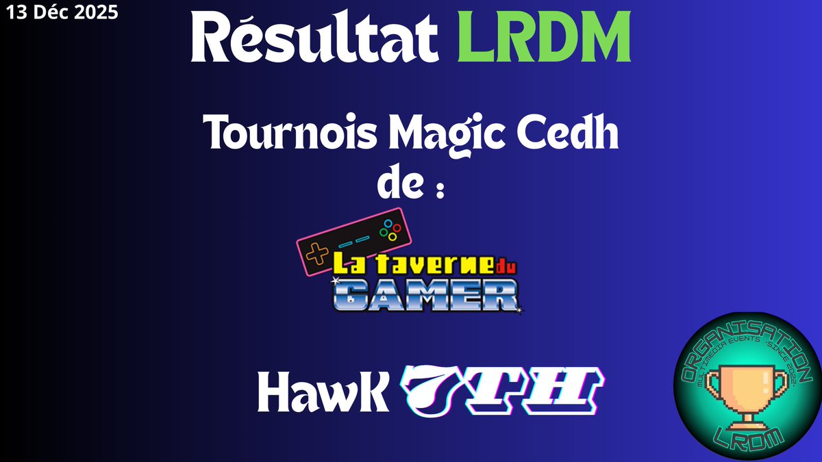 LRDM07's tweet image. Bravo à @FightHawkFight pour son beau placement !!