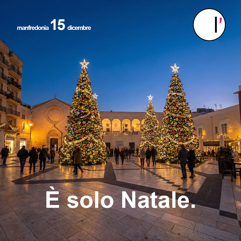 Manfredonia, 15 dicembre
Tra feste, cultura, sport e inclusione: è un lunedì tutto natalizio in città.
Leggi l’editoriale completo → visitmanfredonia.com/15dicembre2025
#Manfredonia #Natale2025 #LEssenziale #VisitManfredonia