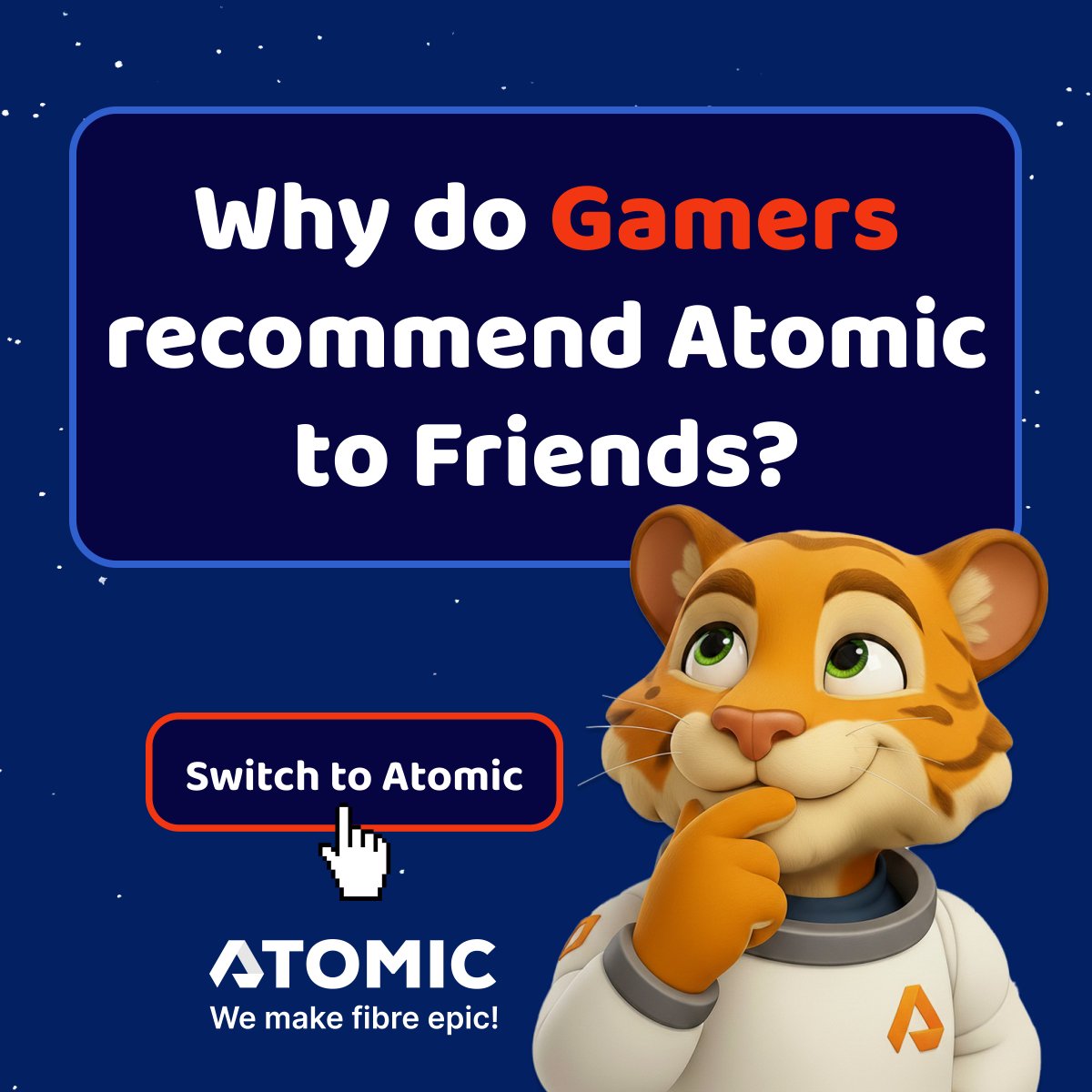 Why Gamers recommend Atomic to friends: 🗣️ atomic.co.za/why-choose-ato…