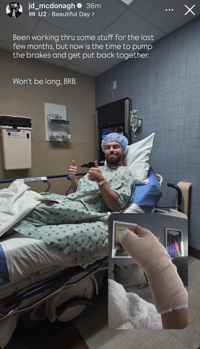 Cory_Hays407's tweet photo. Speedy and healthy recovery to JD McDonagh https://t.co/kAxEaYcDUb