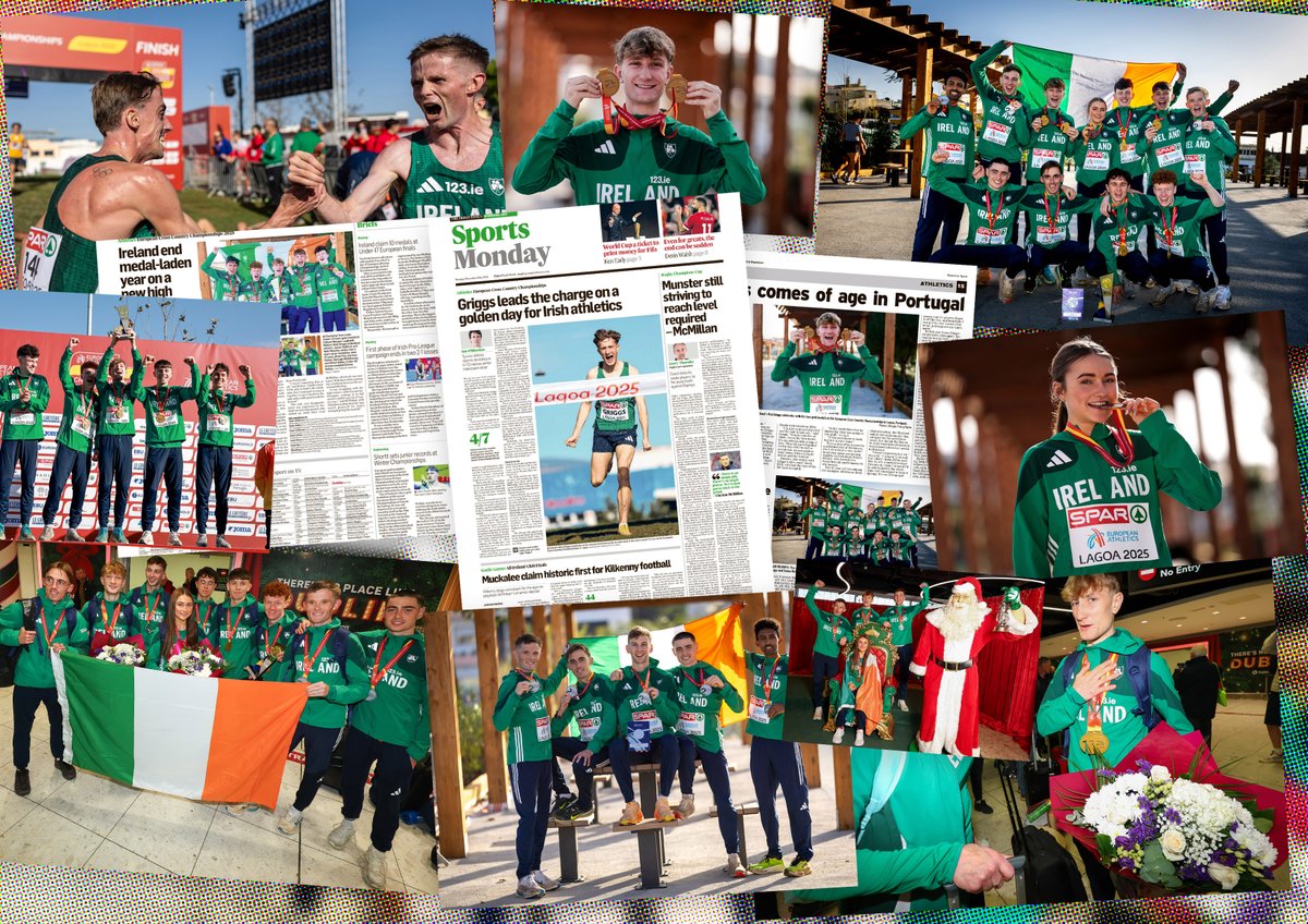 Inphosports's tweet photo. From a serious medal haul in Portugal, to usage in the media today and returning home through @DublinAirport a short time ago, what a 24 hours or so it has been for @irishathletics at the SPAR @EuroAthletics European Cross Country Championships! (📸 @MorganTreacy &amp; @dan_clohessy) https://t.co/I76dAYTGhX