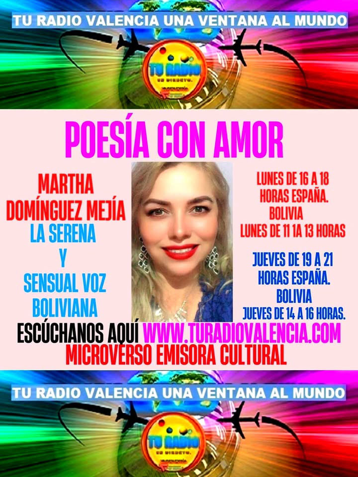 POESIA_CON_AMOR's tweet photo. TU RADIO VALENCIA Y MICROVERSO EMISORA CULTURAL LUNES 15 DE DICIEMBRE 2025.
ESCÚCHANOS AQUÍ     https://t.co/EjdZ6pjGEW

https://t.co/UM1N6K1ee2
#PoesíaConAmor 
#TuRadioValencia 
#Microverso https://t.co/mAz8s78mQs