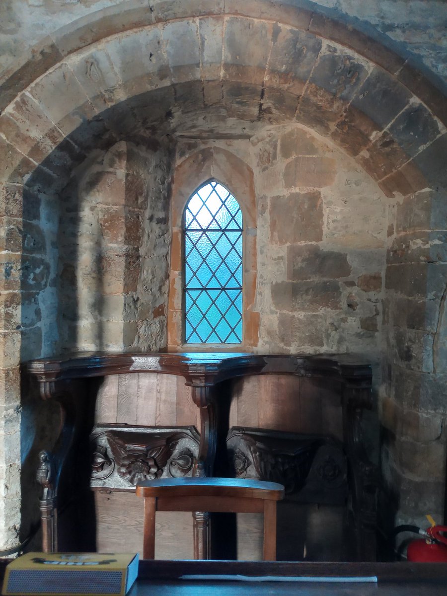 phil0073's tweet photo. 15th century #Misericords with probably 13th Lancet in #StNicholasGreatDoddington with definitely 21st century matches.#PhilOnaBike #TinyWindowTuesday #WindowsOnWednesday #WoodenWednesday https://t.co/i6wc9k8ISt