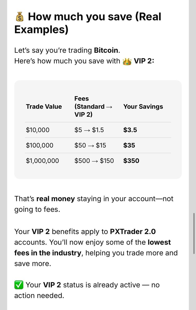 I have a great new promotion on PrimeXBT if you use my linke below. 🍻

u.primexbt.com/Shadow

✅20% deposit bonus
✅10 days VIP tier 2 upgrade
✅10% cashback
✅$0 fees on 29 crypto pairs
✅$0 fees on forex, indices, commodities
✅$0 fees on the PXtrader CFD platform