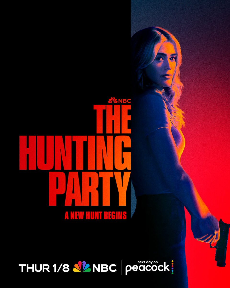 nbc's tweet image. Ready or not. #TheHuntingParty premieres Jan 8 | NBC and Peacock