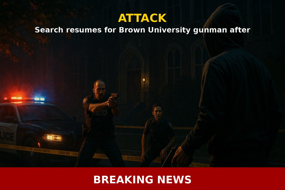 Attack: Search resumes for Brown University gunman after 'person of interest' released 🚨

Two people died and nine others were injured in the attack in Rhode Island on Saturday.

#Attack #WorldNews #Breaking #Geopolitics