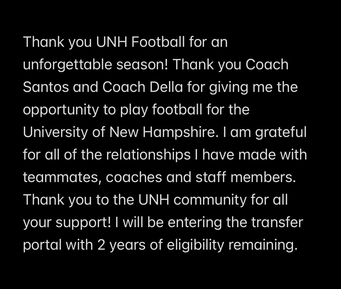 Nick_Reed_99's tweet image. Transfer portal kicker - 2 years of eligibility remaining.

25/32 FGS (78%) 1 blocked  
6/8 50+ yd (50, 50, 52, 52, 53, 55)
20/24 30+ yards (83%)
30/31 XP (1 blocked)

FCS mid-season All-American Phil Steele
1st team All-Conference CAA
1st team All-New England 
Fred Mitchell…