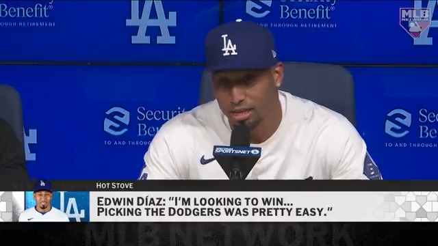 Pete Alonso: “There was no hesitation at all…”
Edwin Díaz: “Picking the Dodgers was pretty easy.”
#MLBNHotStove reacts to the two former Mets' introductory press conference comments from Friday.