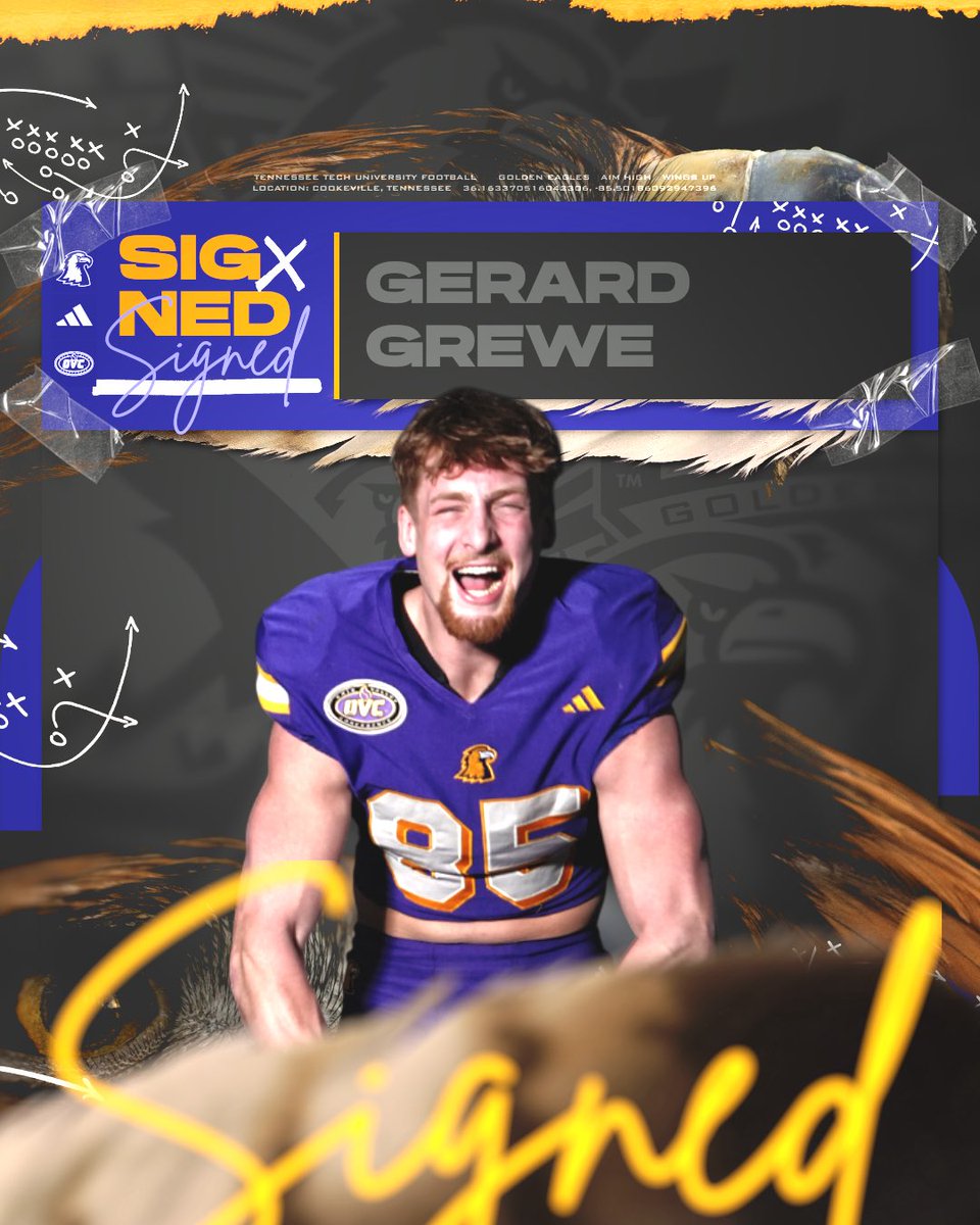 GreweGerard's tweet image. After an amazing visit I am excited to announce my official commitment to Tennessee Tech!! @BenblessingBen @CoachWilder353