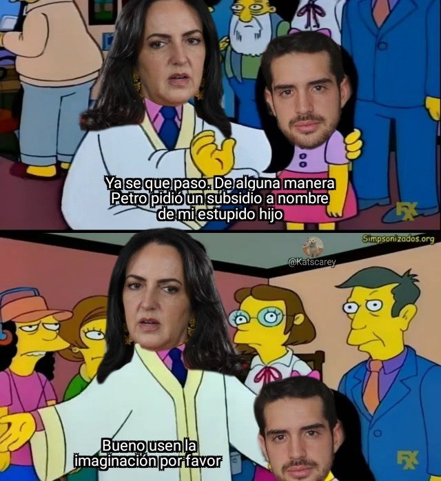 KatsCarey's tweet photo. Maria Fernanda Cabal explicando lo del subsidio de Juan José Lafaurie. 🤣

#AgroIngresoCabal https://t.co/93jaqqVo3K