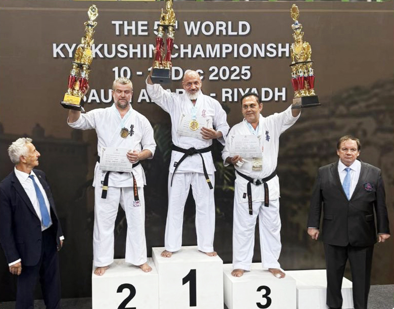 4 ميداليات لأبطال الكويت في الكيوكشن كاراتيه. في بطولة العالم التي أقيمت في #الرياض 
