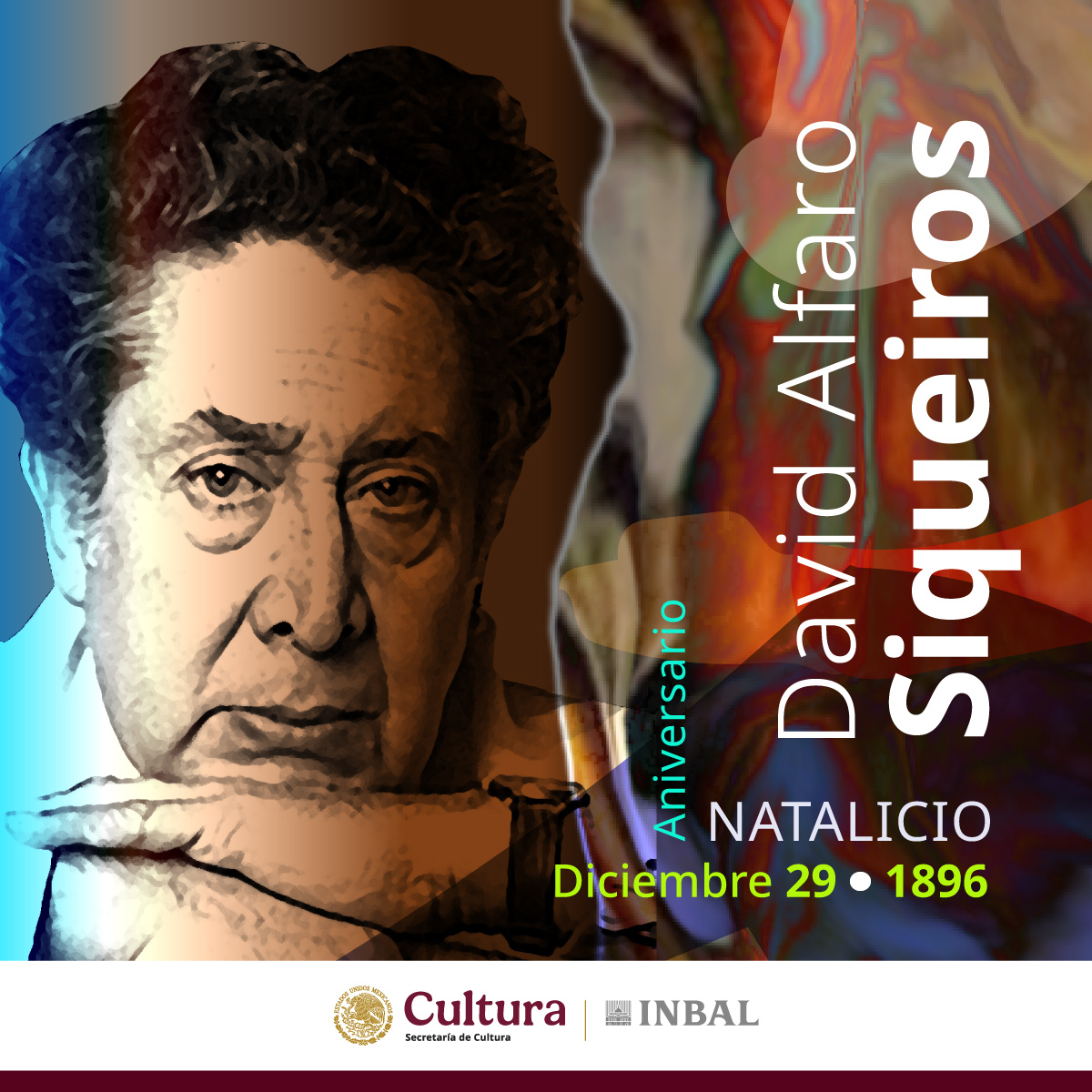 🗓️ #UnDíaComoHoy hace 129 años nació David Alfaro Siqueiros.
Llevó el arte al pueblo con sus murales; creó la Escuela Taller Siqueiros en Morelos (hoy La Tallera, INBAL).
El CEDART en Chihuahua lleva su nombre. 🎨
#INBAL #SGEIA #Muralismo #CedartChihuahua