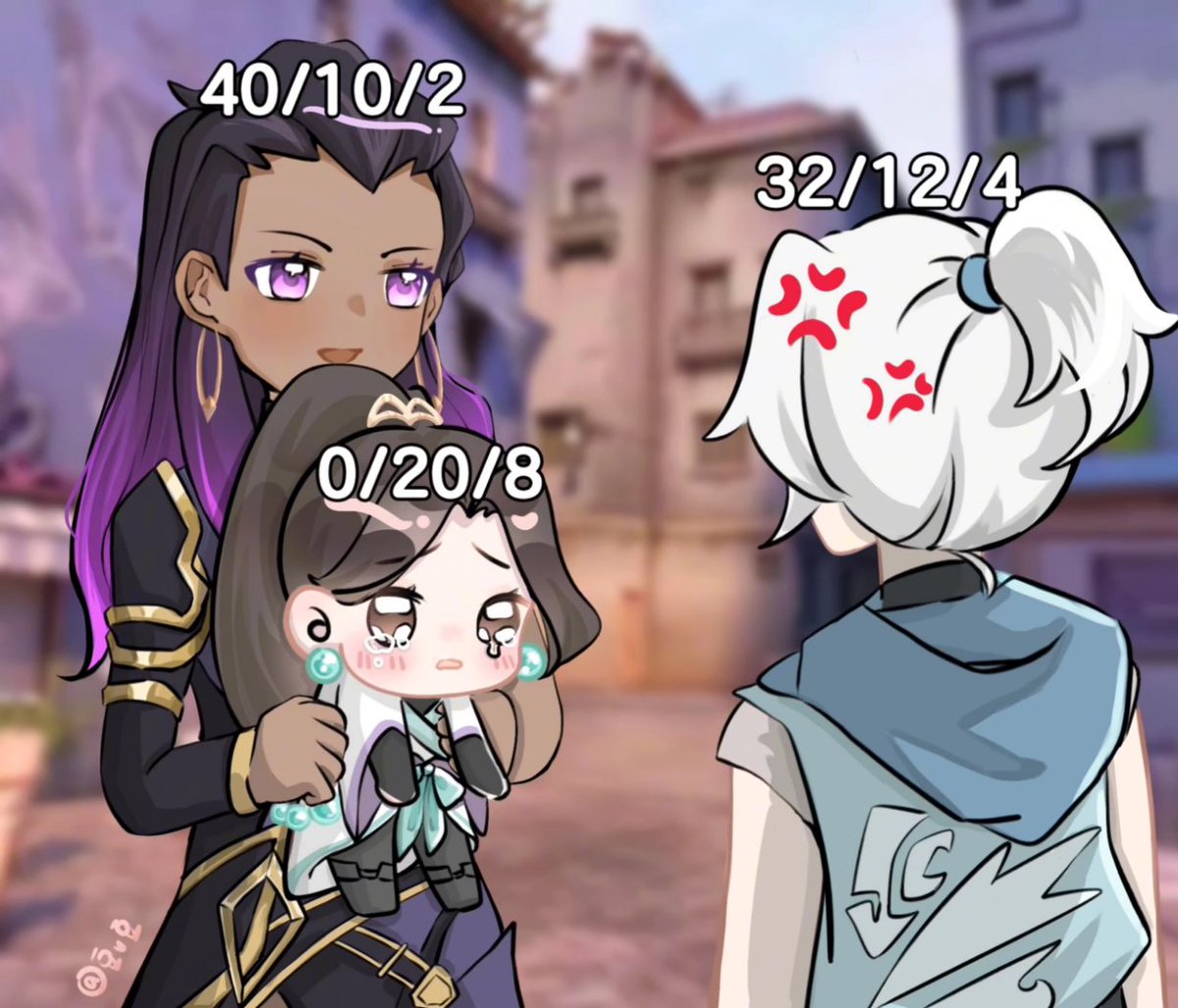 Art based on true Ranked Valorant Stories 😂

Credit: Douyin