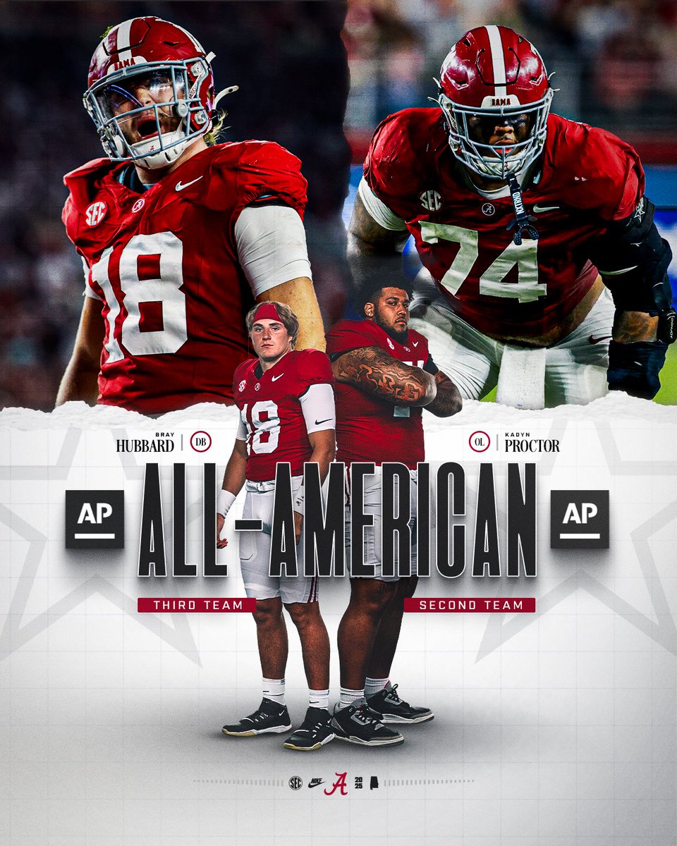 AlabamaFTBL's tweet image. AP All-American 🙌

🔗: bit.ly/4oW3MJd