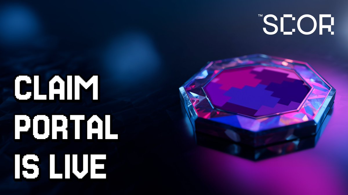 SCORProtocol's tweet photo. $SCOR Claim Portal Registration is live.

The claim process happens in two steps:

1. Registration: Open now for most users and available for one week.
2. Claiming: Opens after registration and remains available for three months.

Start here: https://t.co/HlZNKcyxRG https://t.co/HjiA1pZE5j
