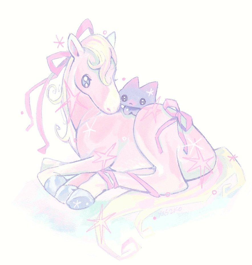 XAS2KO's tweet image. 길쭉말 그리고싶었음을..