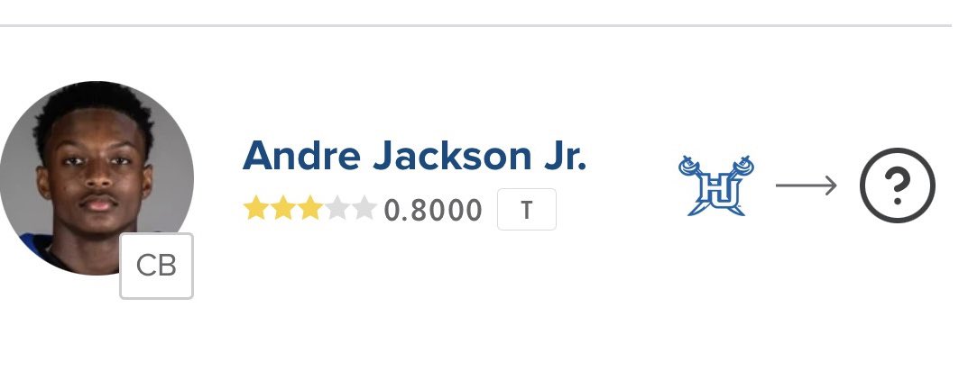 Andre Jackson Jr tweet media