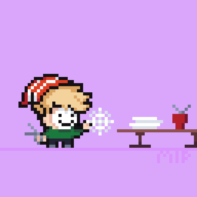 MakeItPixel_'s tweet photo. Day 16 of the Christmas challenge: dream is making paper figures to decorate 🎄❄️

#dreamfanart #pixelart https://t.co/PxQagUYCWe