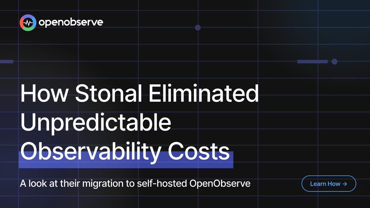 OpenObserve tweet media