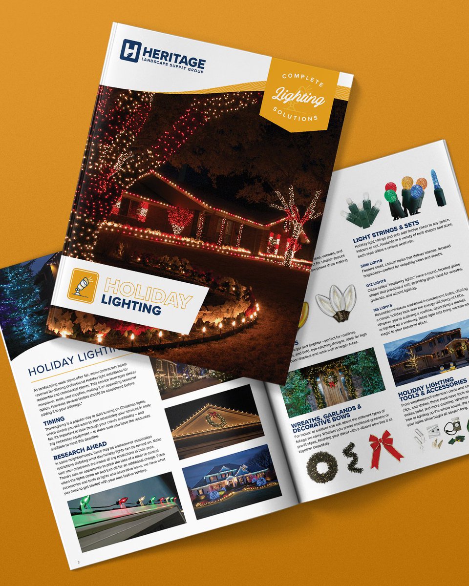 Christmas is almost here, but there's still time for holiday lighting projects. Our catalog gives you comparisons, estimating help, &amp; info on accessories like wreaths, bows, &amp; more. 

Take a look at the catalog at hubs.ly/Q03Y8BYJ0 and stop by your local branch to load up.