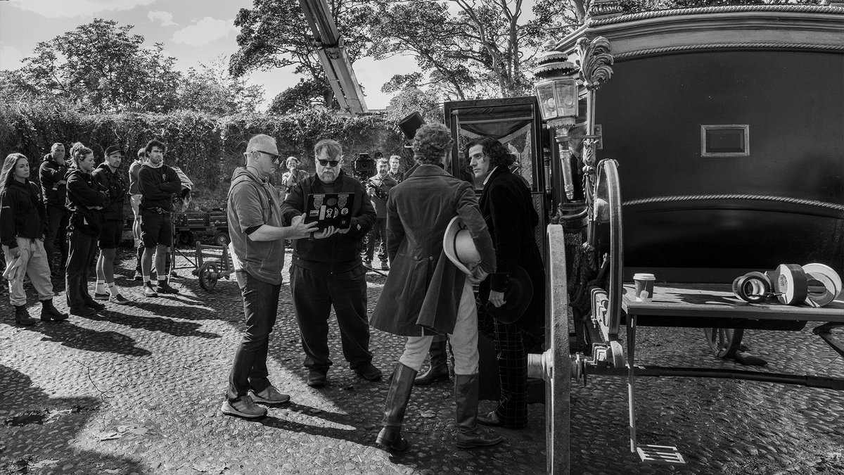 FrankensteinGDT's tweet photo. Jacob Elordi behind-the-scenes, shot by Isabella Elordi. Frankenstein is now on Netflix. https://t.co/4AS6rLbO1o