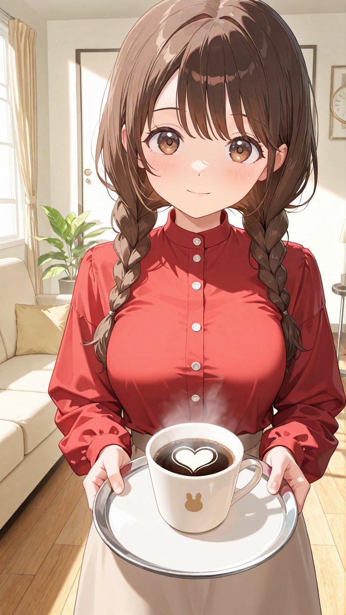 コーヒーどうぞ☕️
金曜お昼、あとちょっとだけがんばろう❣️
そしてその前にちゃんと休もうね❣️

#AIイラスト︎