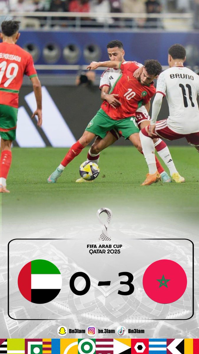 Congratulations to Morocco on their resounding, clear, and well-deserved victory. They clearly dominated the match, and there's a key to their success: the substitutes are the ones who decide the game. Today we saw Hamdallah create the chances, M
#كاس العالم 
#Morocco